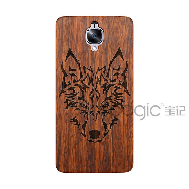 Unique OnePlus 3 A3000 Slim Bamboo Wood PC Back Cover Case For Oneplus Three Oneplus 3T Phone Cases