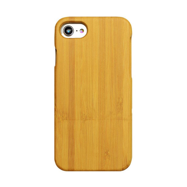 100% Natural Wood Hard Back Case For iPhone 7 6 6S Plus SE 5 5s Real Wooden Walnut Rosewood Bamboo Phone Cases for iPhone7 Cover