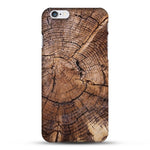 Natural Bamboo Wood Pattern Case for coque iphone 7 8 Plus 5 5S SE 6 6S Plus PC Hard Case Tree Growth Ring Wooden Cover Capinhas
