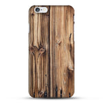 Natural Bamboo Wood Pattern Case for coque iphone 7 8 Plus 5 5S SE 6 6S Plus PC Hard Case Tree Growth Ring Wooden Cover Capinhas
