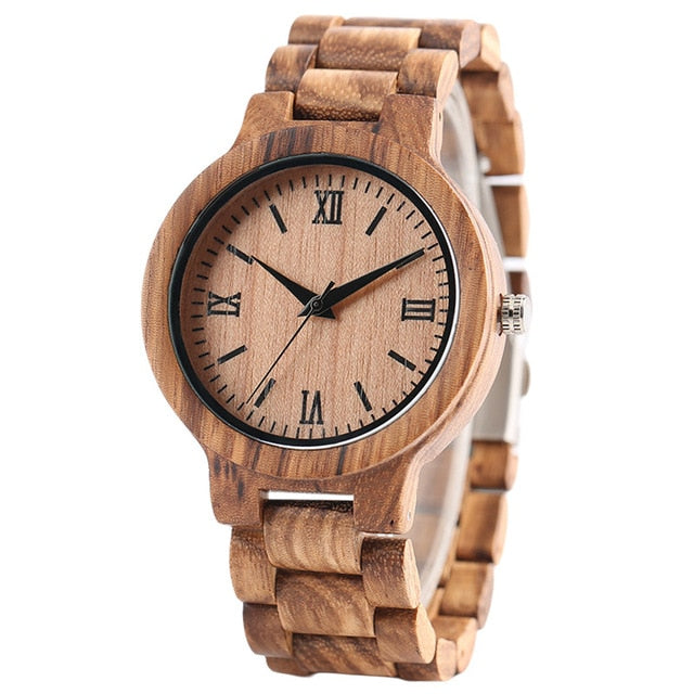 YISUYA Minimalist Full Wooden Watches Women Men Bamboo Wood Bracelet Fashion Creative Quartz Wristwatch Handmade Gift Clock Hour