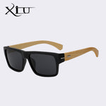 XIU Polarized Sunglasses Men Vintage Bamboo Glasses Fashion Sunglass Women  Brand Designer Oculos De Sol Masculino