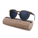 BerWer round Frame Bamboo Sunglass 2018 Fashion Wooden Sunglasses Men Women Sun Glasses