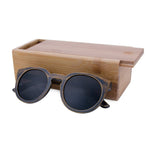 BerWer round Frame Bamboo Sunglass 2018 Fashion Wooden Sunglasses Men Women Sun Glasses
