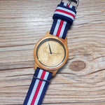 2018 New Arrival Wood Watch Mens Womens Designer Nylon band Watches Fashion Luxury Bamboo Wooden Deer Watch as gift