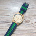 2018 New Arrival Wood Watch Mens Womens Designer Nylon band Watches Fashion Luxury Bamboo Wooden Deer Watch as gift