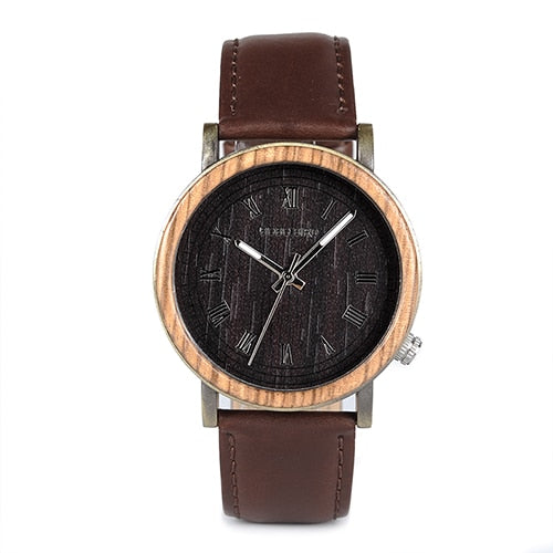 BOBO BIRD V-P01 Bamboo Wood Watches Men New Products Casul Fashion Quartz Wrist Watch horloge