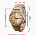 TJW Fashion Nature Wood Wrist Watch Analog Sport Bamboo Black men wooden watch leather Women Gift men wooden quartz watch TT@88