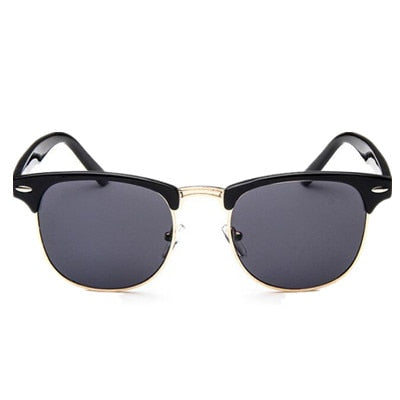 Half Metal Bamboo Sunglasses Men Women Brand Designer Glasses Mirror Sun Glasses Fashion Gafas Oculos De Sol UV400