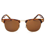 Half Metal Bamboo Sunglasses Men Women Brand Designer Glasses Mirror Sun Glasses Fashion Gafas Oculos De Sol UV400