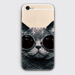 Landscape Scenery Case For Iphone 7 8 6 6S Plus Mountains Bamboo Sea Deer Cat Nature View Hard Back Case Cover For Iphone7 7plus