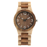 Minimalist Retro Full Wooden Watches Women Men Bamboo Wood Bracelet Fashion Creative Quartz Wristwatch Handmade Gifts Clock Hour