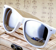 BOBO BIRD Handmade Polarized Sunglasses Women Men With Colorful Lens Transparent Plastic Frame Bamboo Legs Fashion Gifts CG008