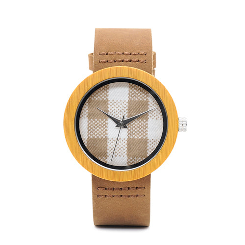 BOBO BIRD Womens Watches Luxury Fashion Bamboo Wrist Clock 6 Kinds Color Quartz Watch relogio feminino C-D18 DropShipping