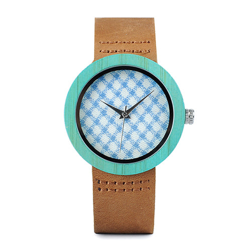 BOBO BIRD Womens Watches Luxury Fashion Bamboo Wrist Clock 6 Kinds Color Quartz Watch relogio feminino C-D18 DropShipping