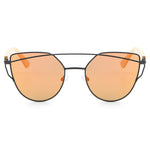 HDCRAFTER Cat Eye sunglasses women wood Bamboo ladies Sunglasses Fashion Mirror Sun glasses for Women Brand Designer female