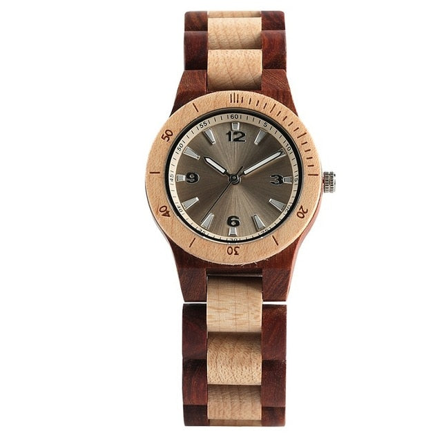 YISUYA Minimalist Full Wooden Watches Women Men Bamboo Wood Bracelet Fashion Creative Quartz Wristwatch Handmade Gift Clock Hour
