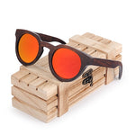 BOBO BIRD Women Sunglasses Men Sun Glasses Black Cat Eye Wood UV Polarized Coating Bamboo Wooden Fashionable Eyewear in Box