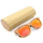 2018 New Fashion Products Men Women Glass Bamboo Sunglasses AU Retro Vintage Wood Lens Wooden Frame Handmade