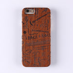 Real Bamboo Stereo Pattern Wood Case For iPhone 7 6Plus 8 8Plus XS Max Case Coque Phone Accessories For SAMSUNG S8 S9 plus