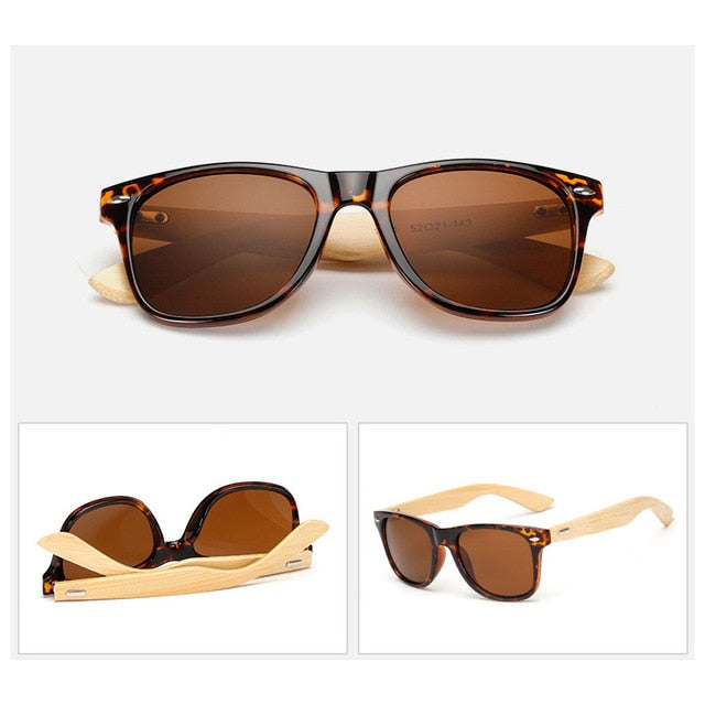 HARKO,Bamboo Sunglasses Men Retro Wood Sunglass Women Design Sport Goggles Gold Mirror Sun Glasses Shades