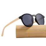 2018 BARCUR Sunglasses Cat Eye Wood Bamboo Sunglasses Women Fashion Mirror Sunglasses Men Brand Designer HD Glasses