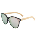 SUERTREE Bamboo Sunglasses Women Men  Sunglass Wood Vintage Sun Glasses Retro Fashion Shades Wooden JH8003