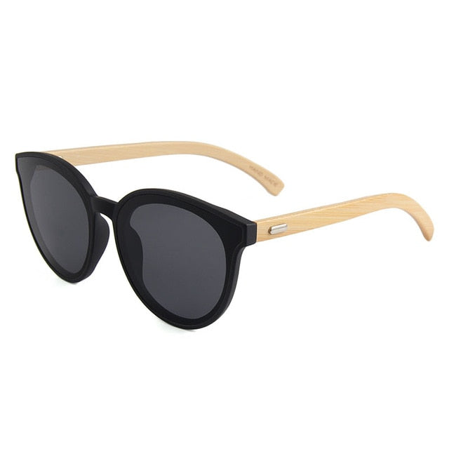 SUERTREE Bamboo Sunglasses Women Men  Sunglass Wood Vintage Sun Glasses Retro Fashion Shades Wooden JH8003