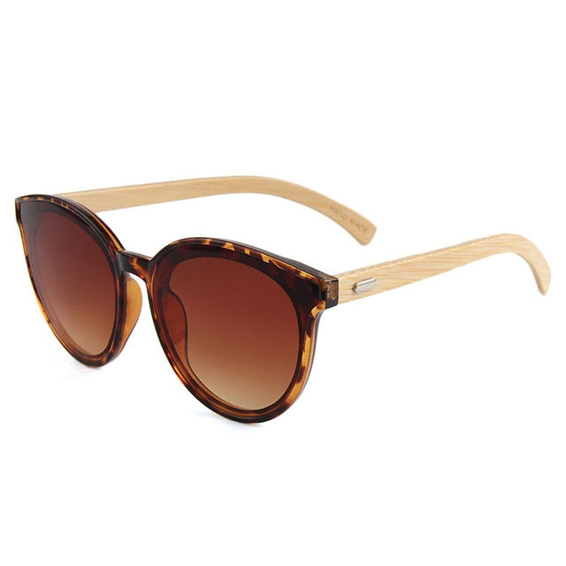 SUERTREE Bamboo Sunglasses Women Men  Sunglass Wood Vintage Sun Glasses Retro Fashion Shades Wooden JH8003