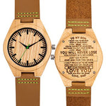 Mens UWOOD Luxury Quartz Watch Casual Bamboo Wood Watch World Map Compass Casual Fashion Wood Bamboo Watch