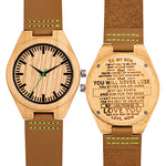 Mens UWOOD Luxury Quartz Watch Casual Bamboo Wood Watch World Map Compass Casual Fashion Wood Bamboo Watch