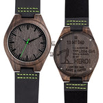 Mens UWOOD Luxury Quartz Watch Casual Bamboo Wood Watch World Map Compass Casual Fashion Wood Bamboo Watch