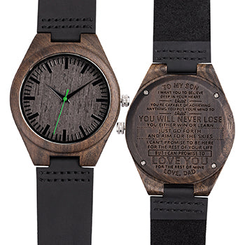 Mens UWOOD Luxury Quartz Watch Casual Bamboo Wood Watch World Map Compass Casual Fashion Wood Bamboo Watch