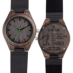 Mens UWOOD Luxury Quartz Watch Casual Bamboo Wood Watch World Map Compass Casual Fashion Wood Bamboo Watch