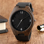 Nature Wooden Watch 2018 Minimalist Clock Bamboo Genuine Leather Fashion Men Women Creative Cool Male Female Gift Free Shipping