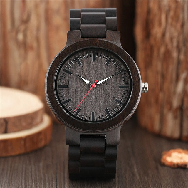 Nature Wooden Watch 2018 Minimalist Clock Bamboo Genuine Leather Fashion Men Women Creative Cool Male Female Gift Free Shipping