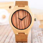 Novel Bamboo Watches Mens Quartz Genuine Hot Fashion Men's Casual Wooden Watch Stylish Cool Handmade Wristwatches for Male reloj