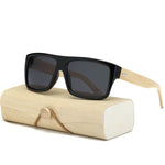 Original Wooden Bamboo Sunglasses Men Women Mirrored UV400 Sun Glasses Real Wood Shades Gold Blue Outdoor Goggles Sunglases Male