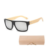 Original Wooden Bamboo Sunglasses Men Women Mirrored UV400 Sun Glasses Real Wood Shades Gold Blue Outdoor Goggles Sunglases Male