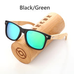 BARCUR Polarized Bamboo Sunglasses Men Wooden Sun glasses Women Brand Original Wood Glasses Oculos de sol masculino