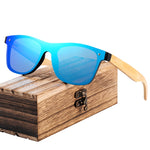BARCUR 2019 Fashion Wooden Sunglasses Men Bamboo Temple Sun Glasses Women Wood Glasses Oculos de sol masculino