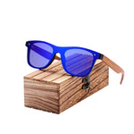 BARCUR 2019 Fashion Wooden Sunglasses Men Bamboo Temple Sun Glasses Women Wood Glasses Oculos de sol masculino