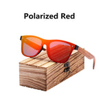 BARCUR 2019 Fashion Wooden Sunglasses Men Bamboo Temple Sun Glasses Women Wood Glasses Oculos de sol masculino
